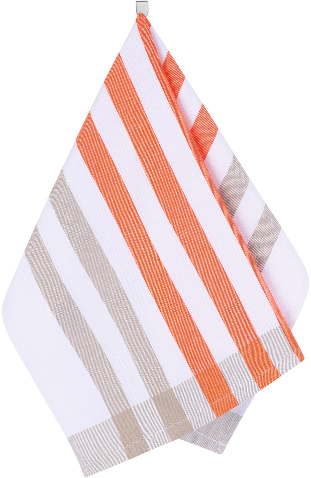 BELLATEX utierka, 50 × 70, 191A prúžky oranžové