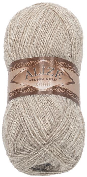Bellatex Angora Gold Simli 100g, 152 béžová