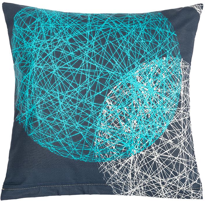 BELLATEX obliečka 90/564, 40 × 40 cm, tyrkysovoisvé gule
