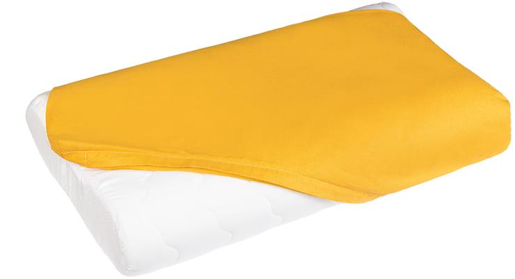 BELLATEX obliečka na anatomický vankúš bavlna, 60 × 33 cm, 211 horčicová
