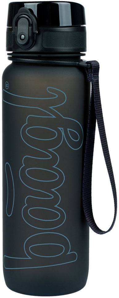 BAAGL Tritanová fľaša na vodu Black, 800 ml