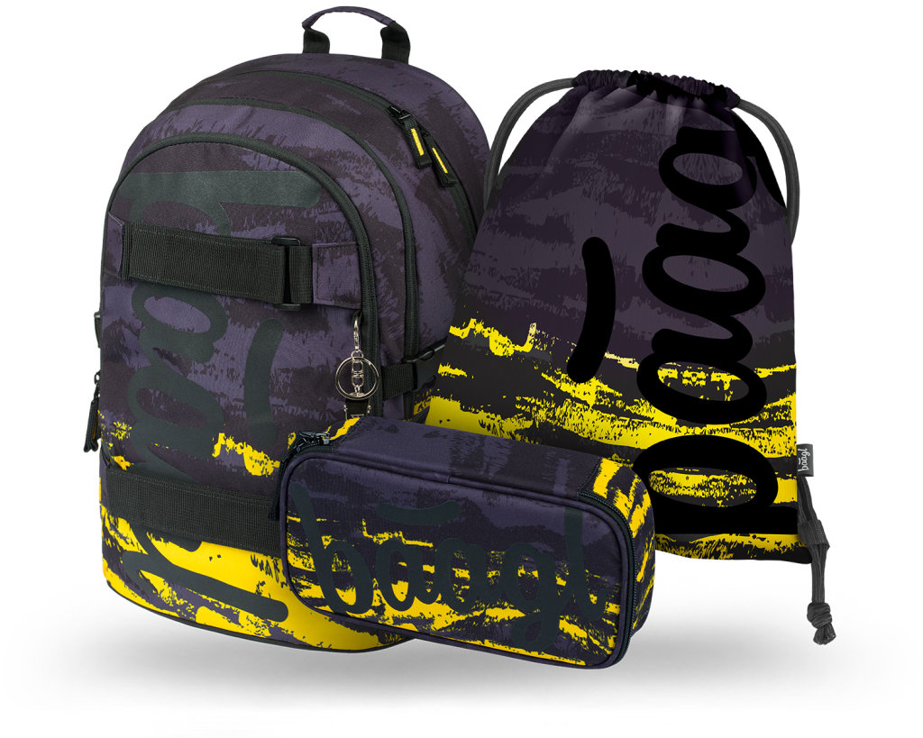 BAAGL 3 SADA Skate Dune: batoh, peračník, vrecko