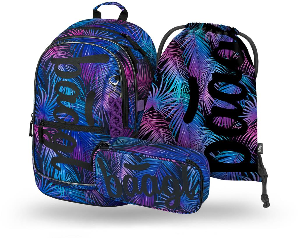 BAAGL 3 SADA Core Palm: batoh, peračník, vrecko