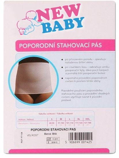 New Baby popôrodný sťahovací pás - veľ. L