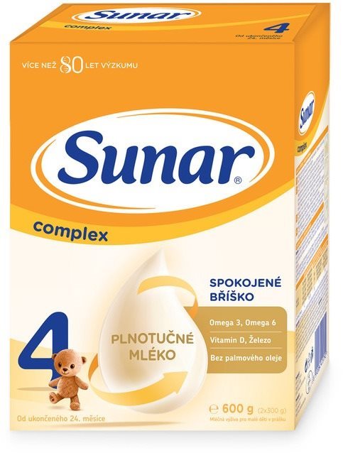 Sunar Complex 4 batoľacie mlieko, 6× 600 g