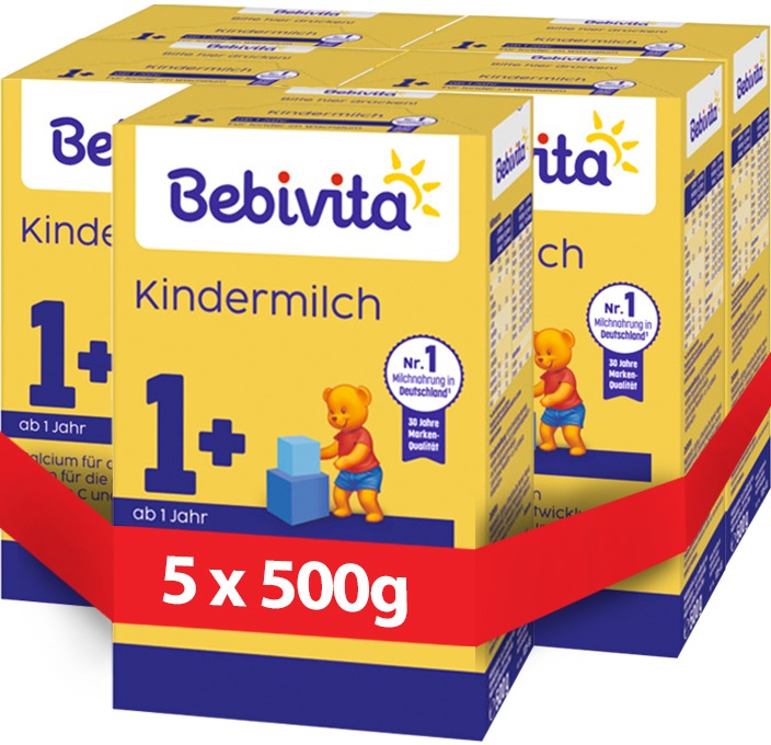 BEBIVITA 1+ pokračovacia dojčenská výživa 5× 500 g