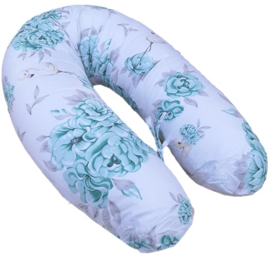 COSING Sleeplease 195 cm – Pivonky s plameniakmi mátový