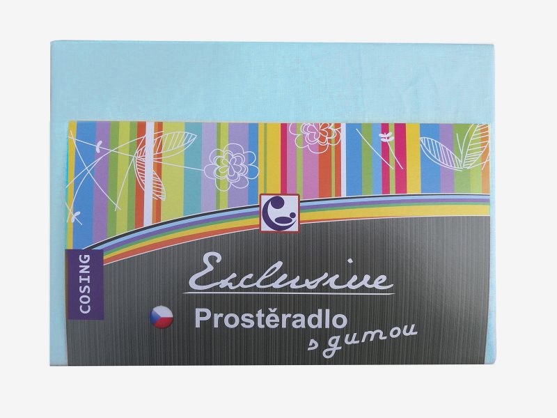 COSING Bavlnené prestieradlo – modré