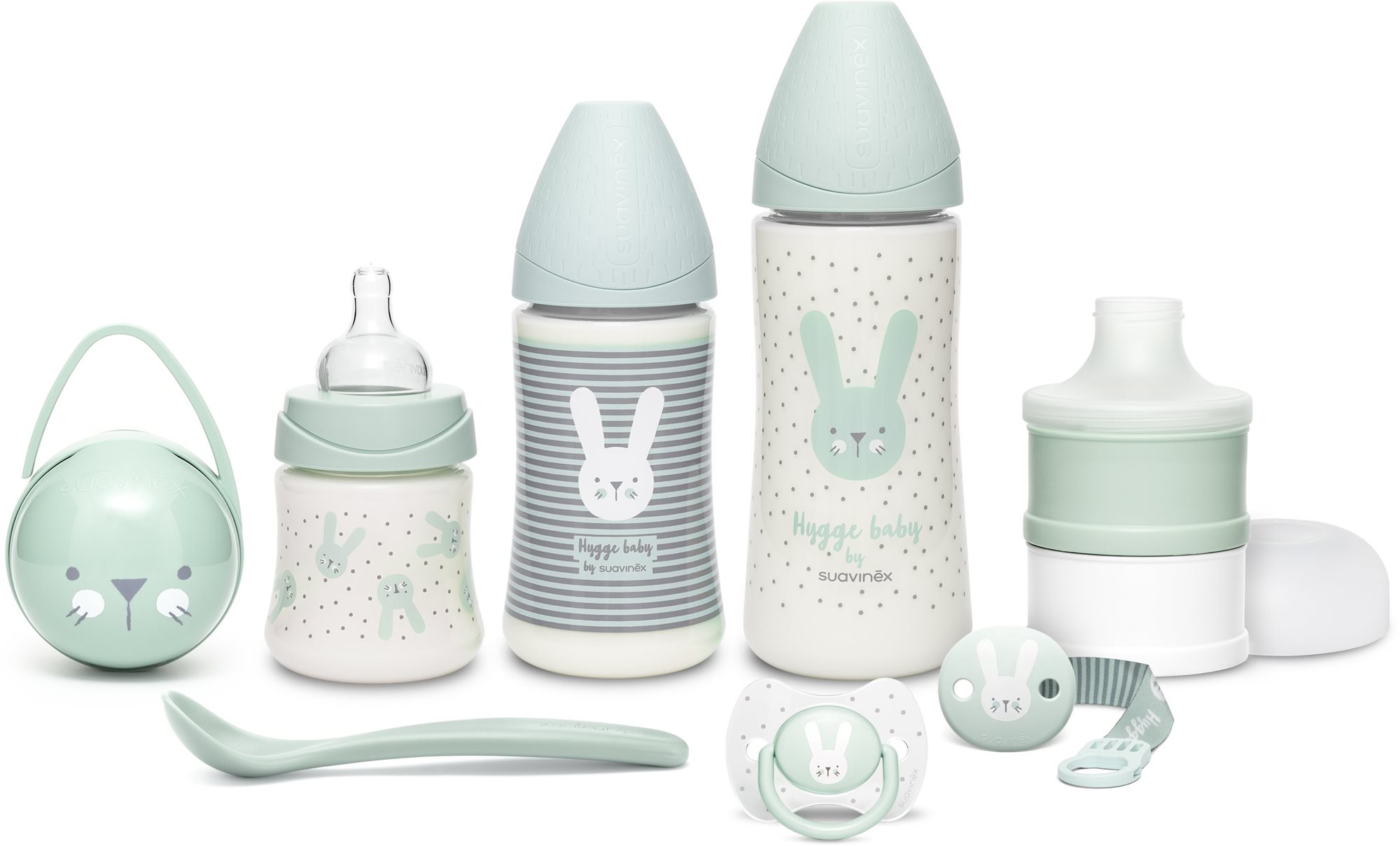 Suavinex Hygge Novorodenecká sada Welcome – zelená