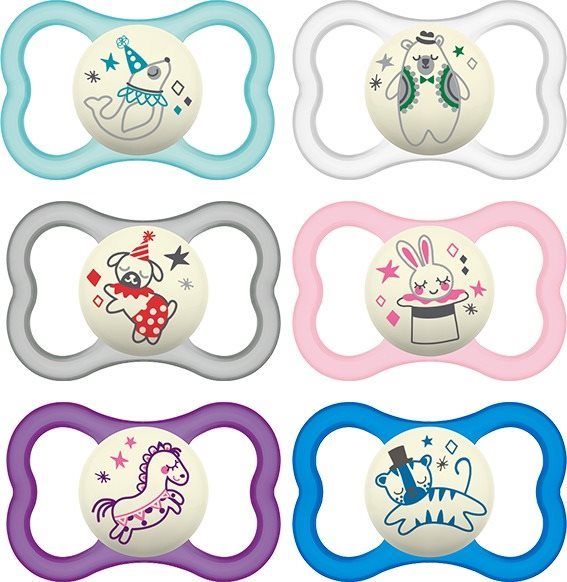 MAM Dudlík AIR NIGHT 6m+, 1 ks