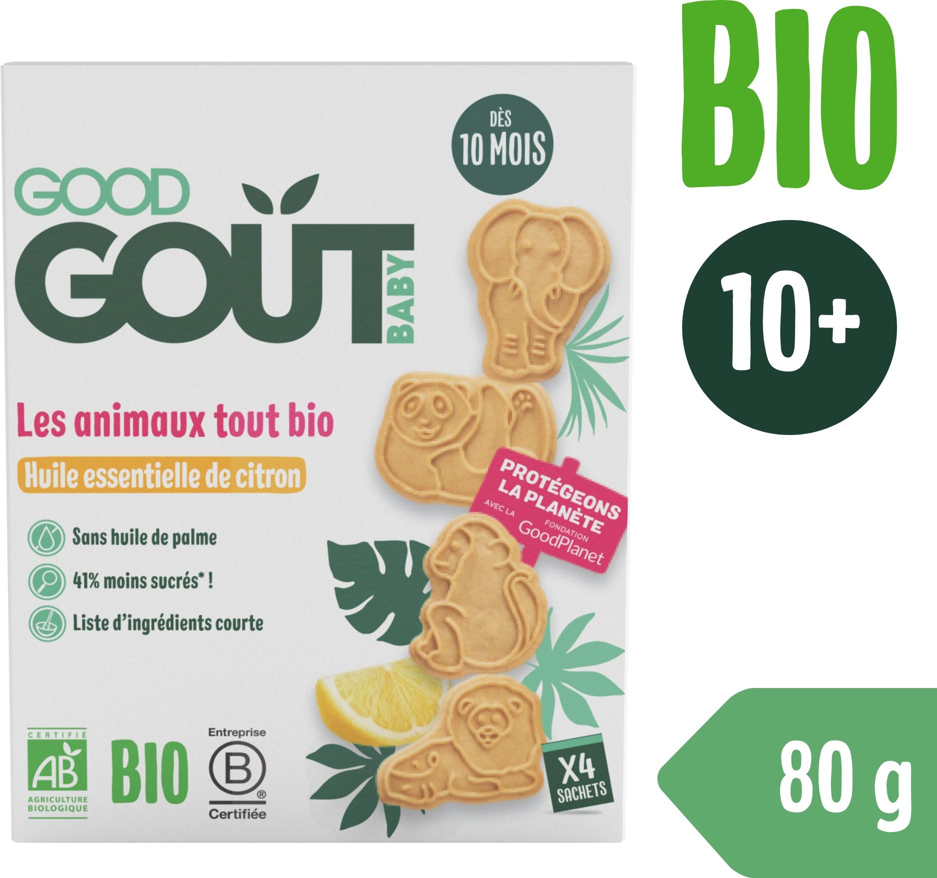 Good Gout BIO Citrónové zvieratká 80 g
