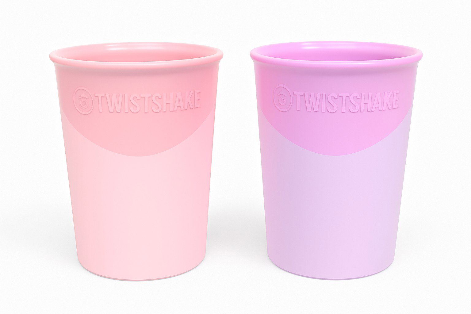 TWISTSHAKE Téglik 6m+ 2× 170 ml Pastelovoružový a pastelovofialový