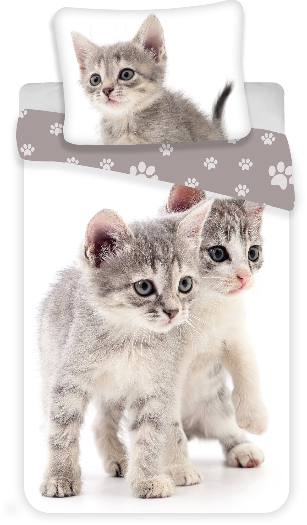 Jerry Fabrics posteľná bielizeň - Kitten grey
