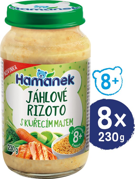 HAMÁNEK Prosové rizoto s kuracím mäsom 8× 230 g