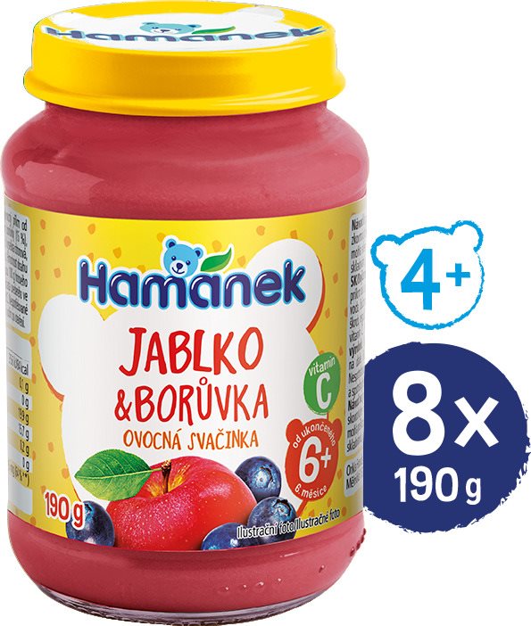 HAMÁNEK s čučoriedkami 8 × 190 g