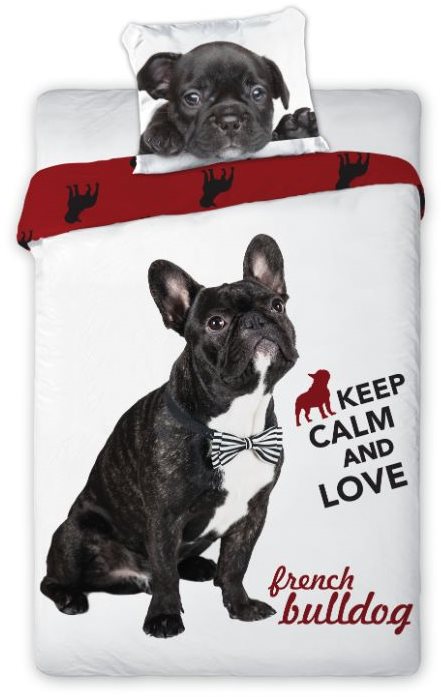 FARO Detské obliečky Buldoček 140 × 200 cm