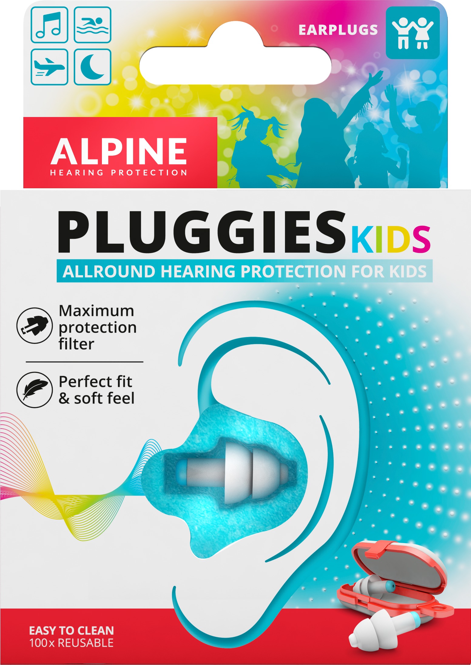 ALPINE Pluggies Kids Detské štuple do uší