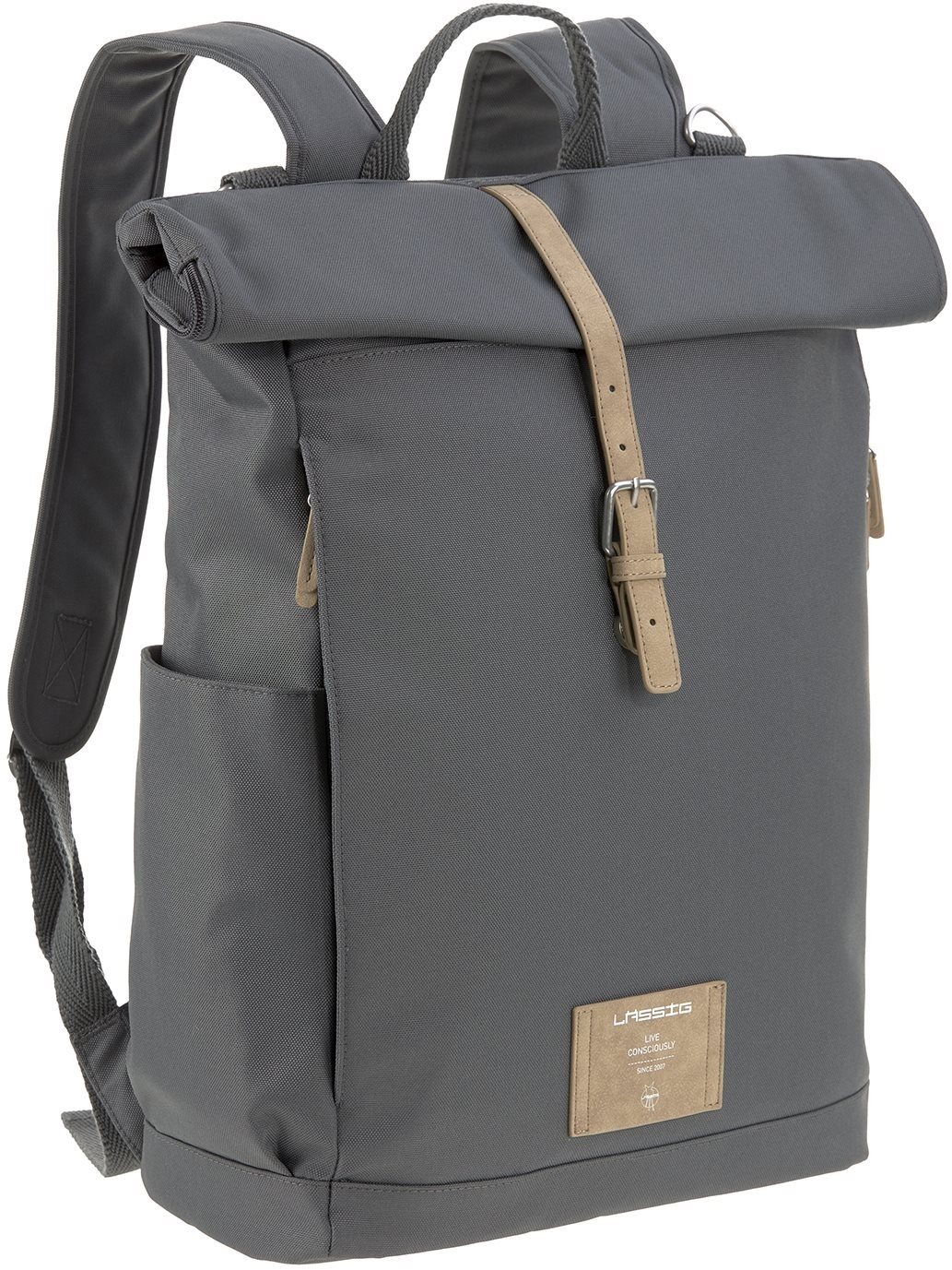 Lässig Green Label Rolltop Backpack anthracite