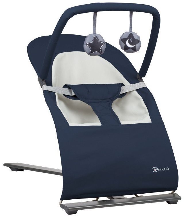 BabyGO ležadlo FANCY modré