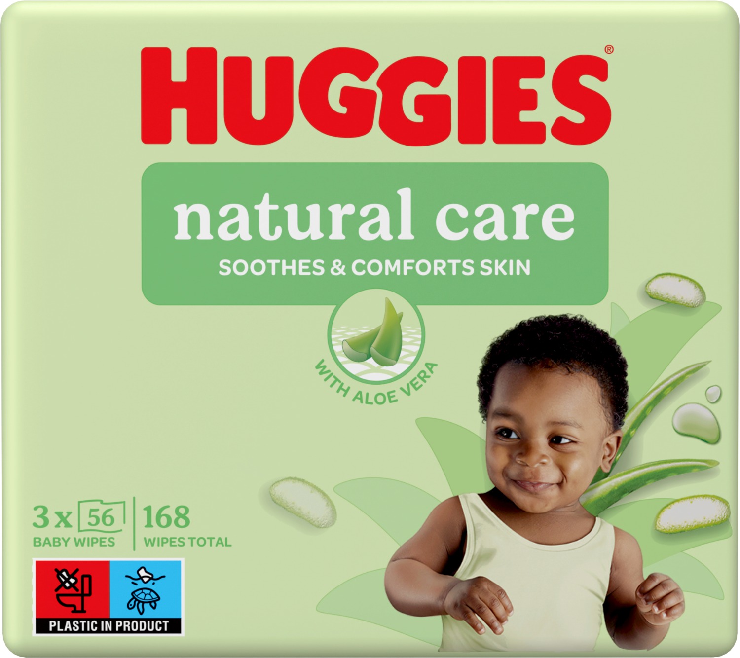HUGGIES Natural Triplo (3× 56 ks)
