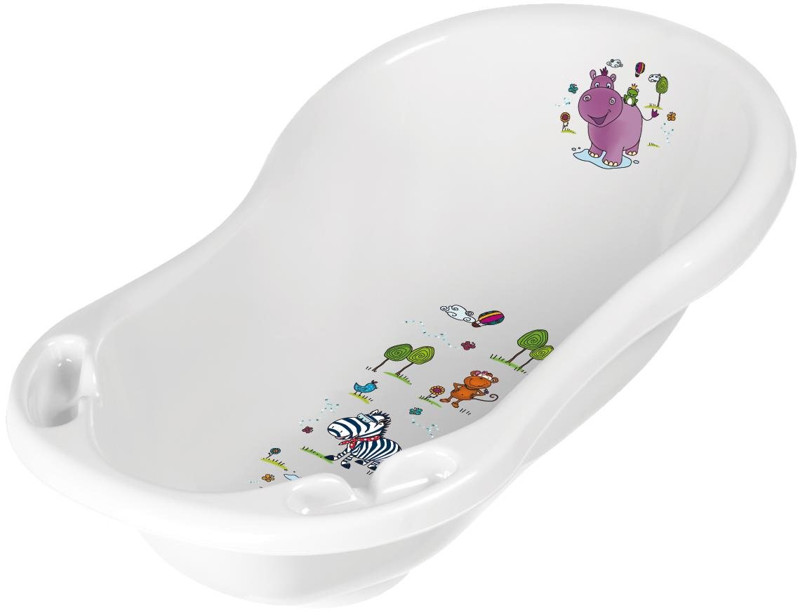 KEEEPER Detská vanička, 84 cm, „Hippo“, biela