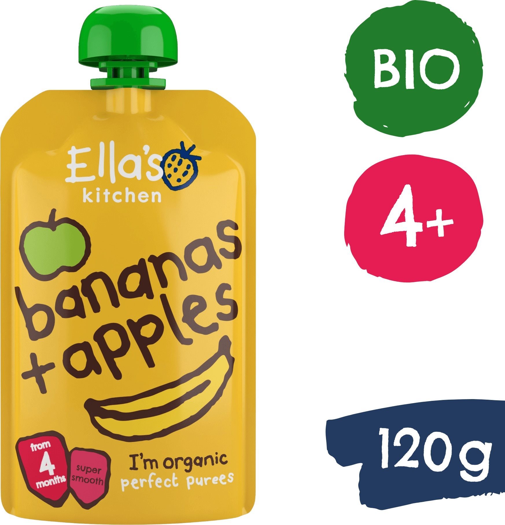 Ella's Kitchen BIO Jablko a banán (120 g)