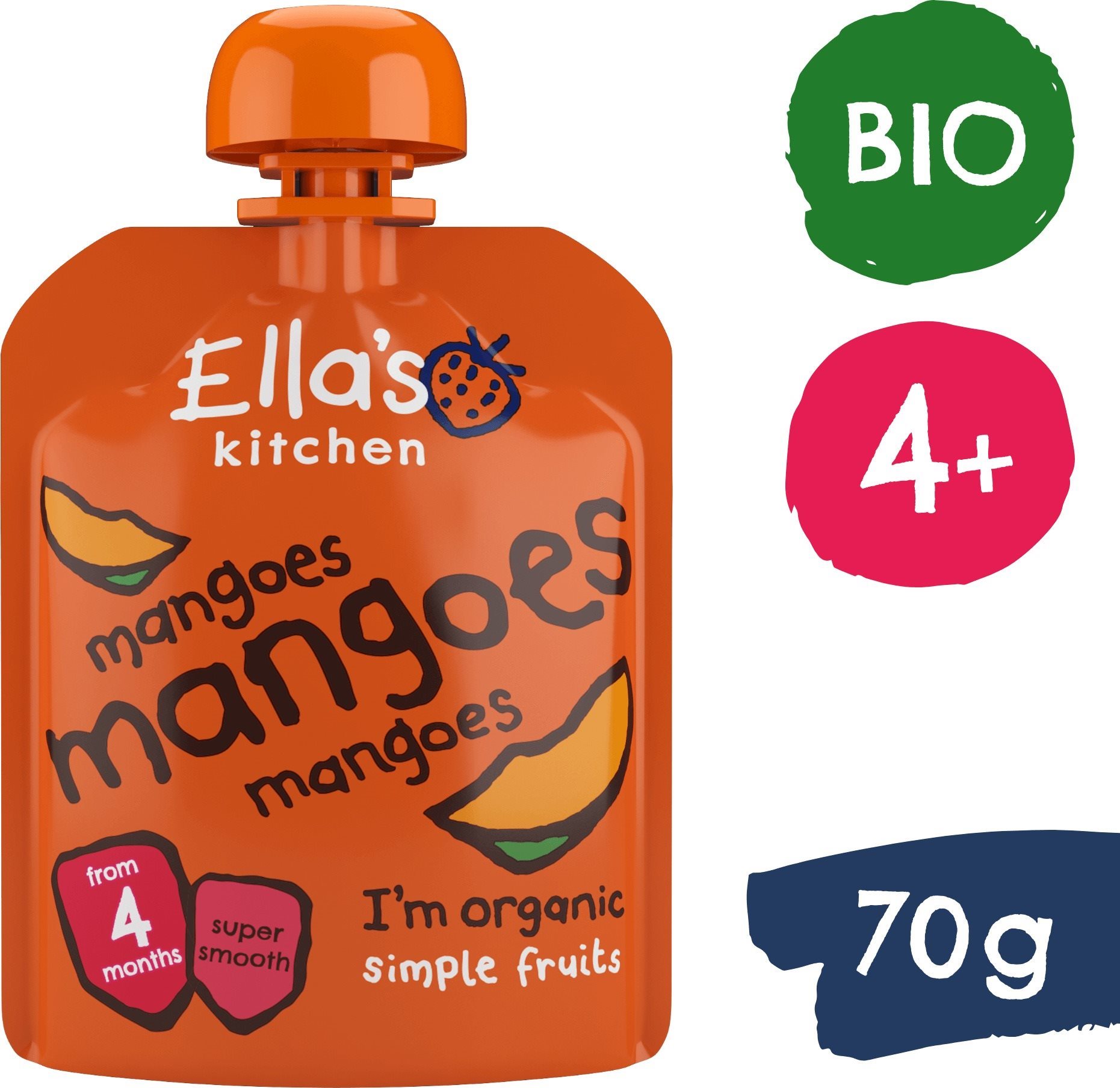 Ella's Kitchen BIO Mangová desiata (70 g)