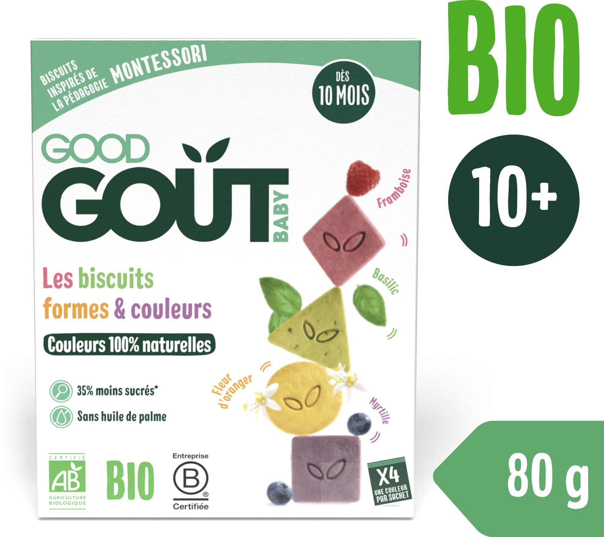 Good Gout BIO Sušienky farby & tvary (80 g)