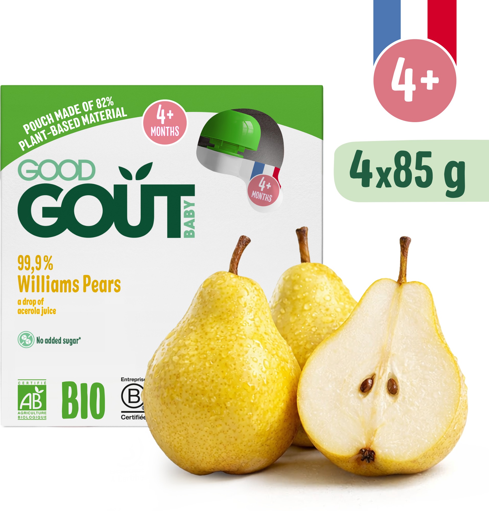 Good Gout BIO Hruška (4× 85 g)