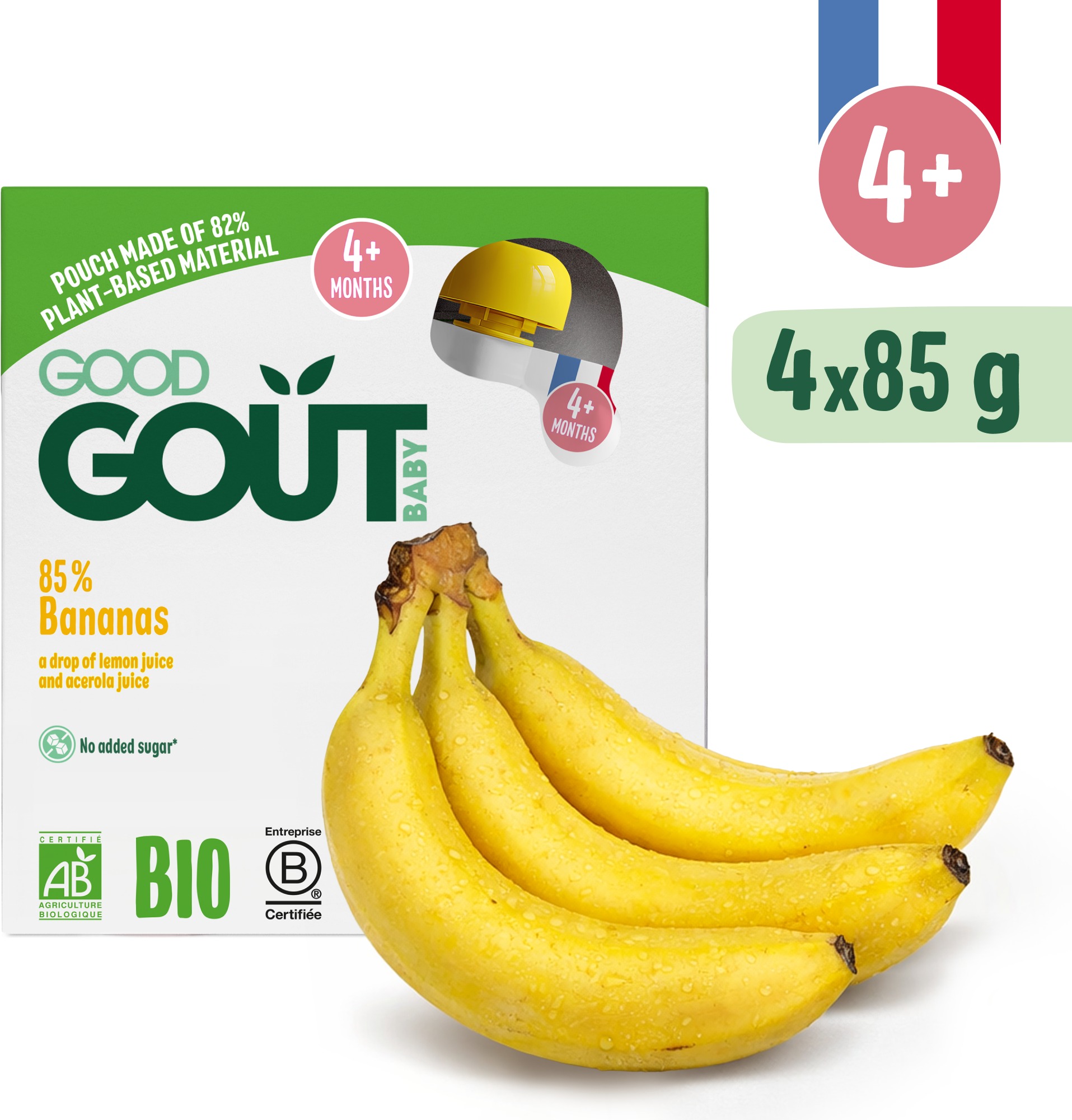 Good Gout BIO Banán (4× 85 g)