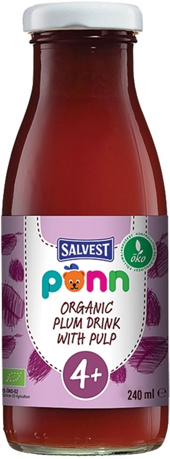 SALVEST Ponn BIO Slivková šťava s dužinou (240 ml)