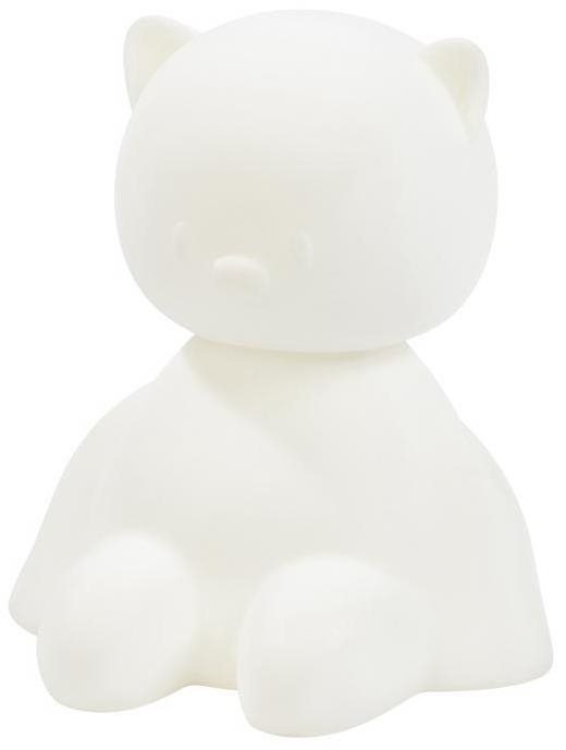 Nattou svetielko nočné silikónové so senzorom plaču Lapidou mačička