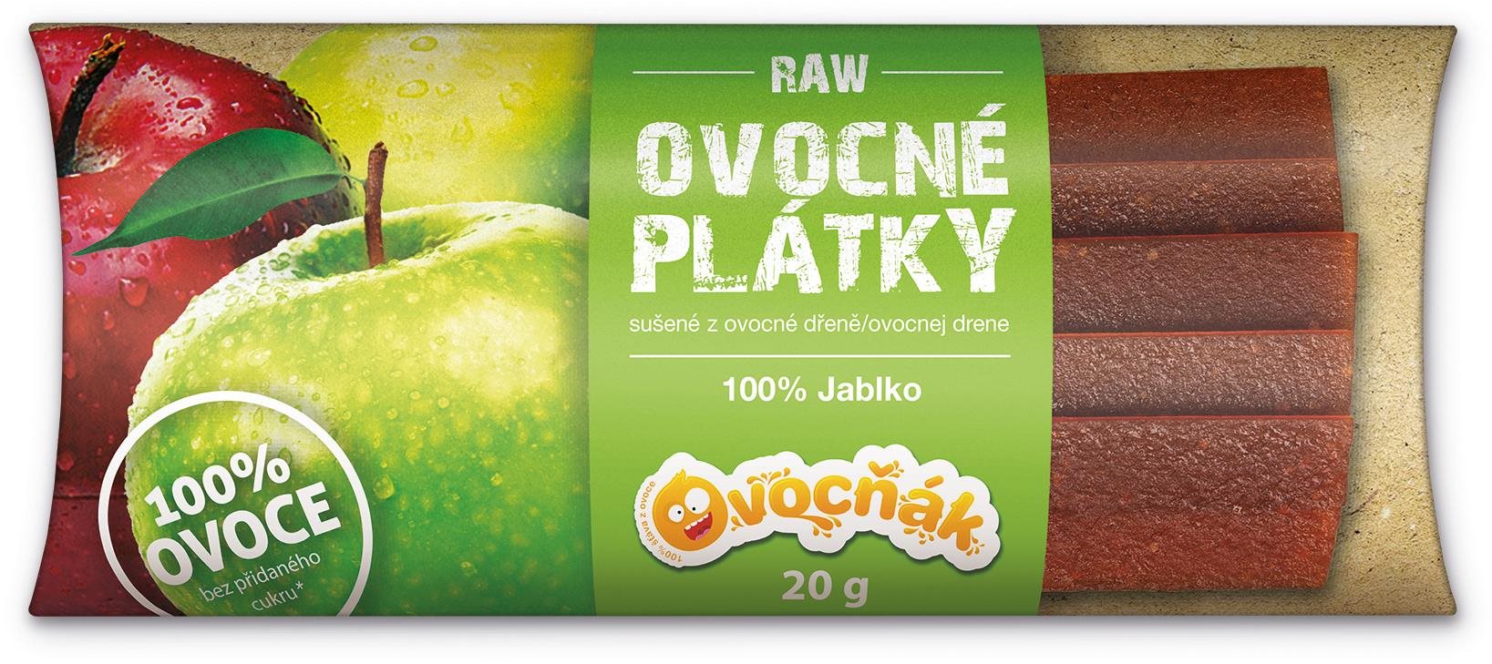 Ovocňák plátky 100 % jablko 20 g