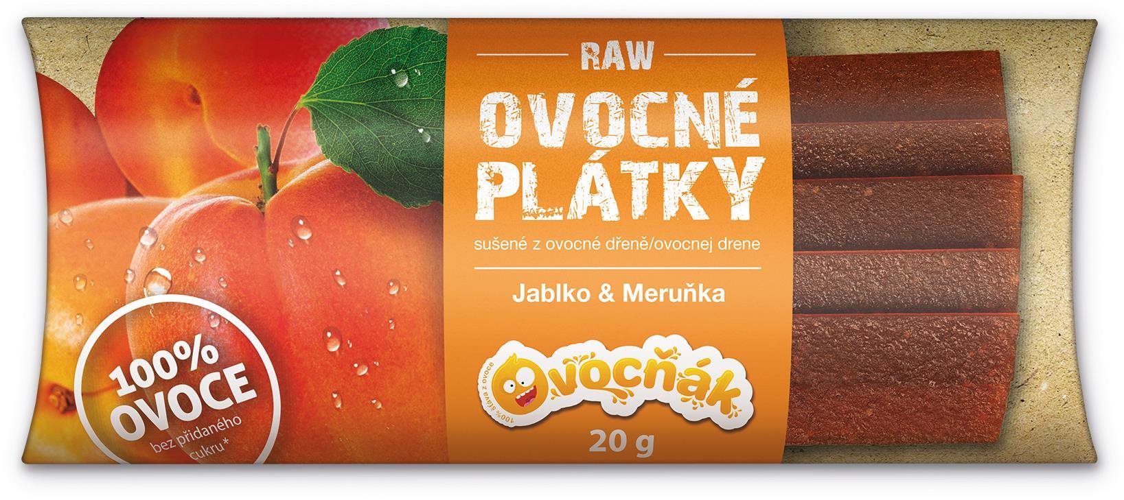 Ovocňák plátky jablko-marhuľa 20 g