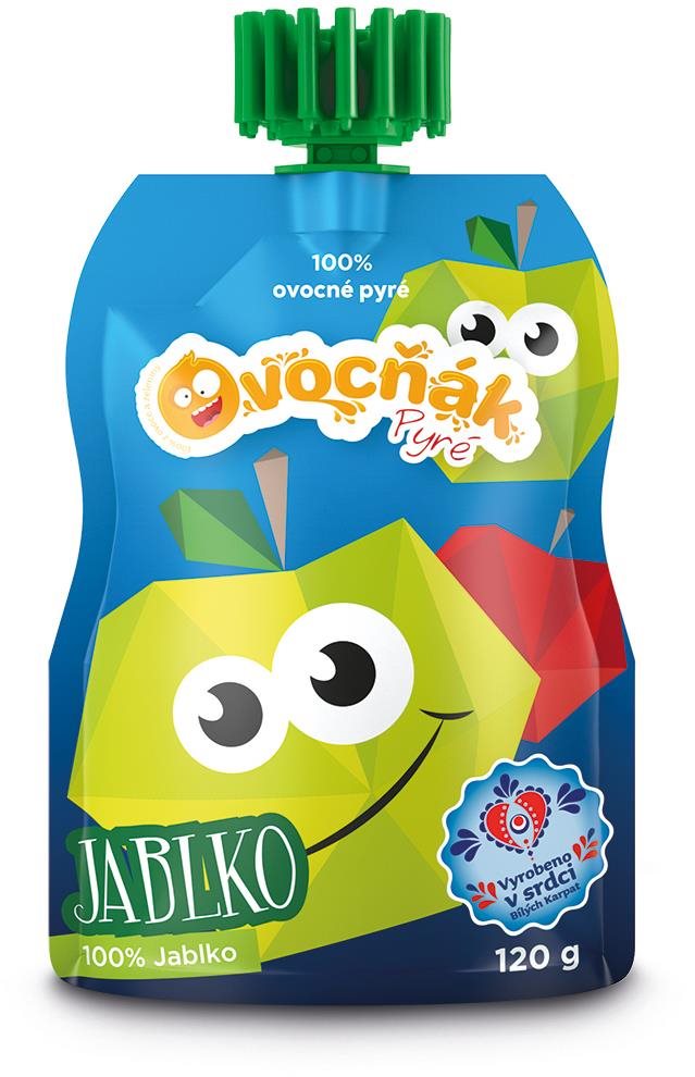 Ovocňák pyré, jablko 100 %, 120 g