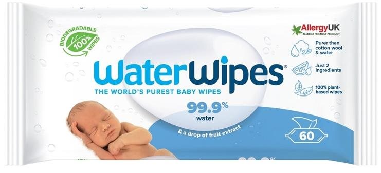 Waterwipes 100 % BIO odbúrateľné obrúsky 60 ks