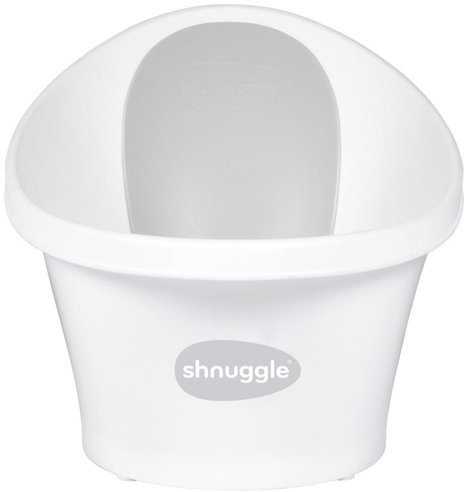 Shnuggle vanička biela so sivou opierkou new