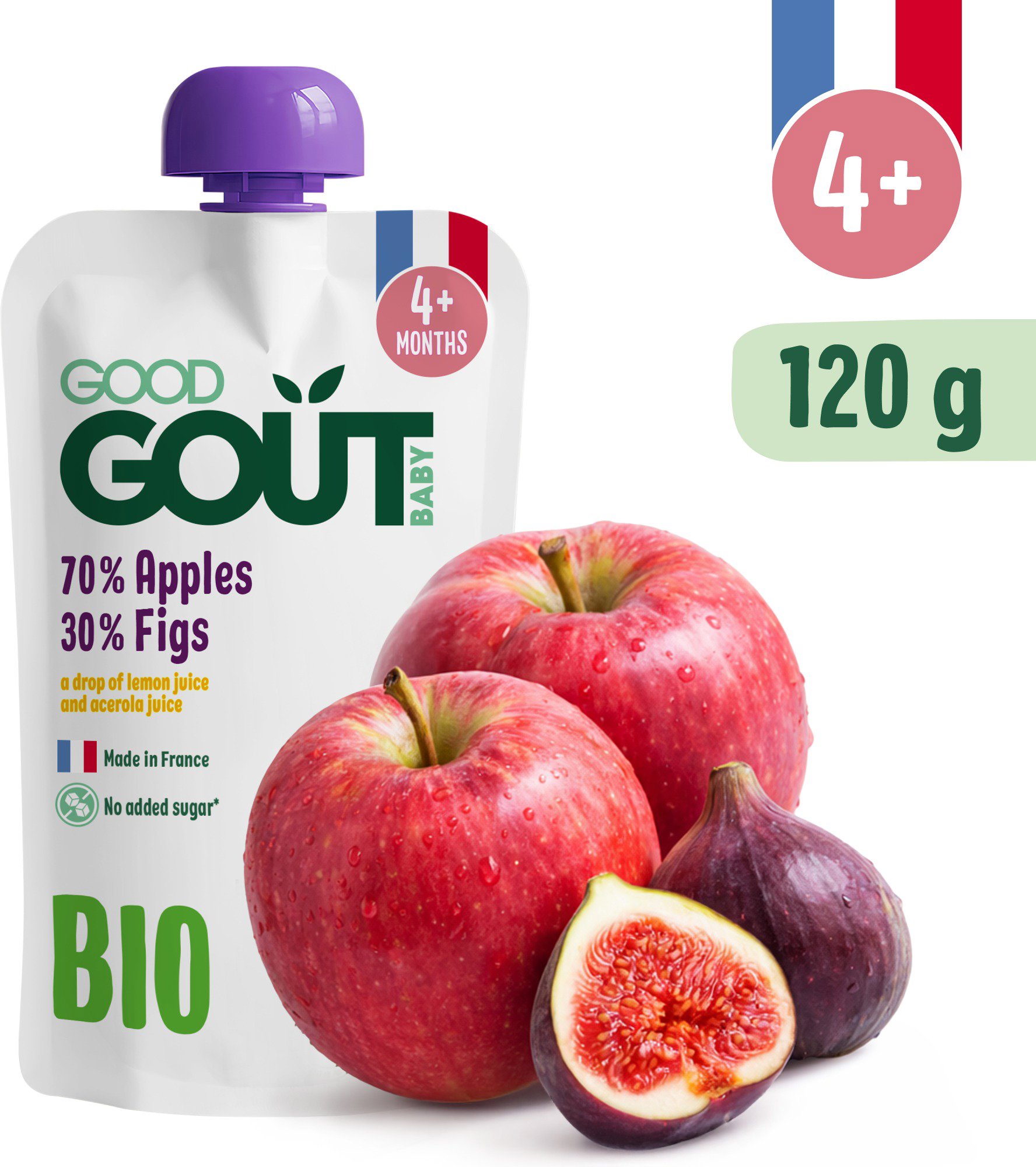 Good Gout BIO Jablko a figy (120 g)