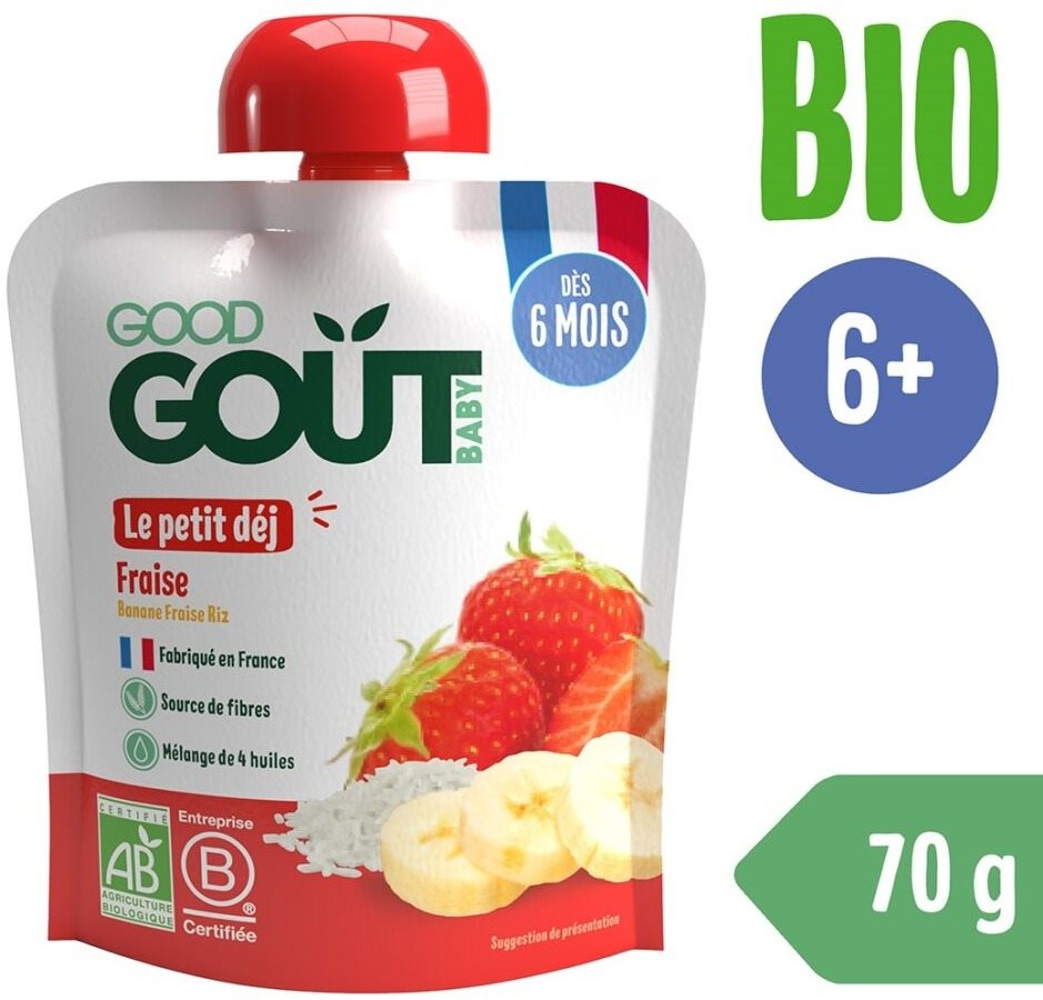 Good Gout BIO Jahodové raňajky (70 g)