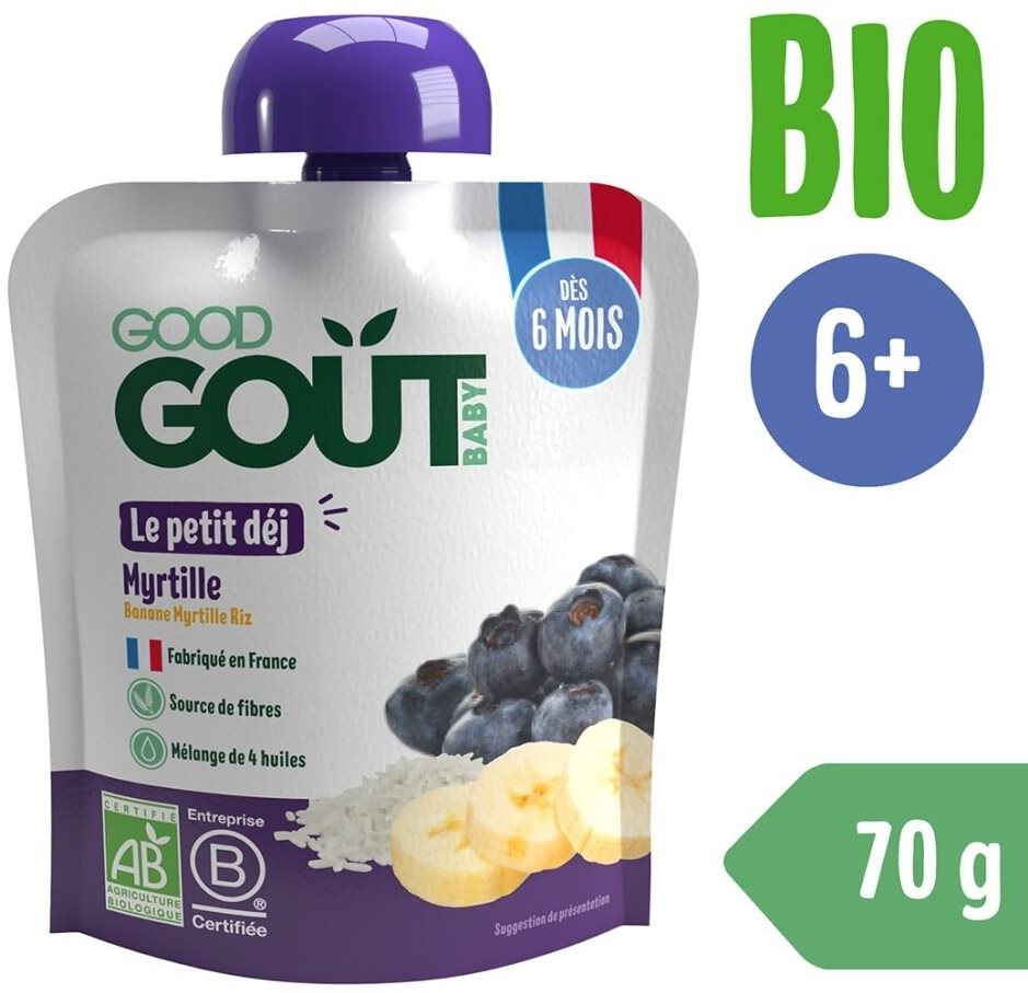 Good Gout BIO Čučoriedkové raňajky (70 g)