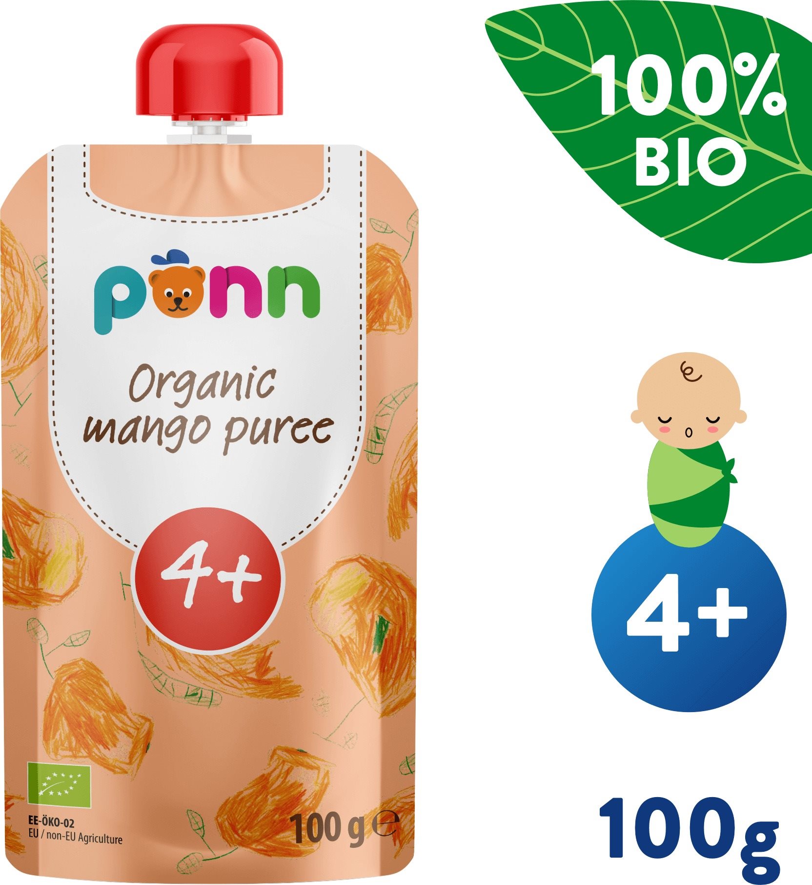 SALVEST Ponn BIO Mango 100 % (100 g)