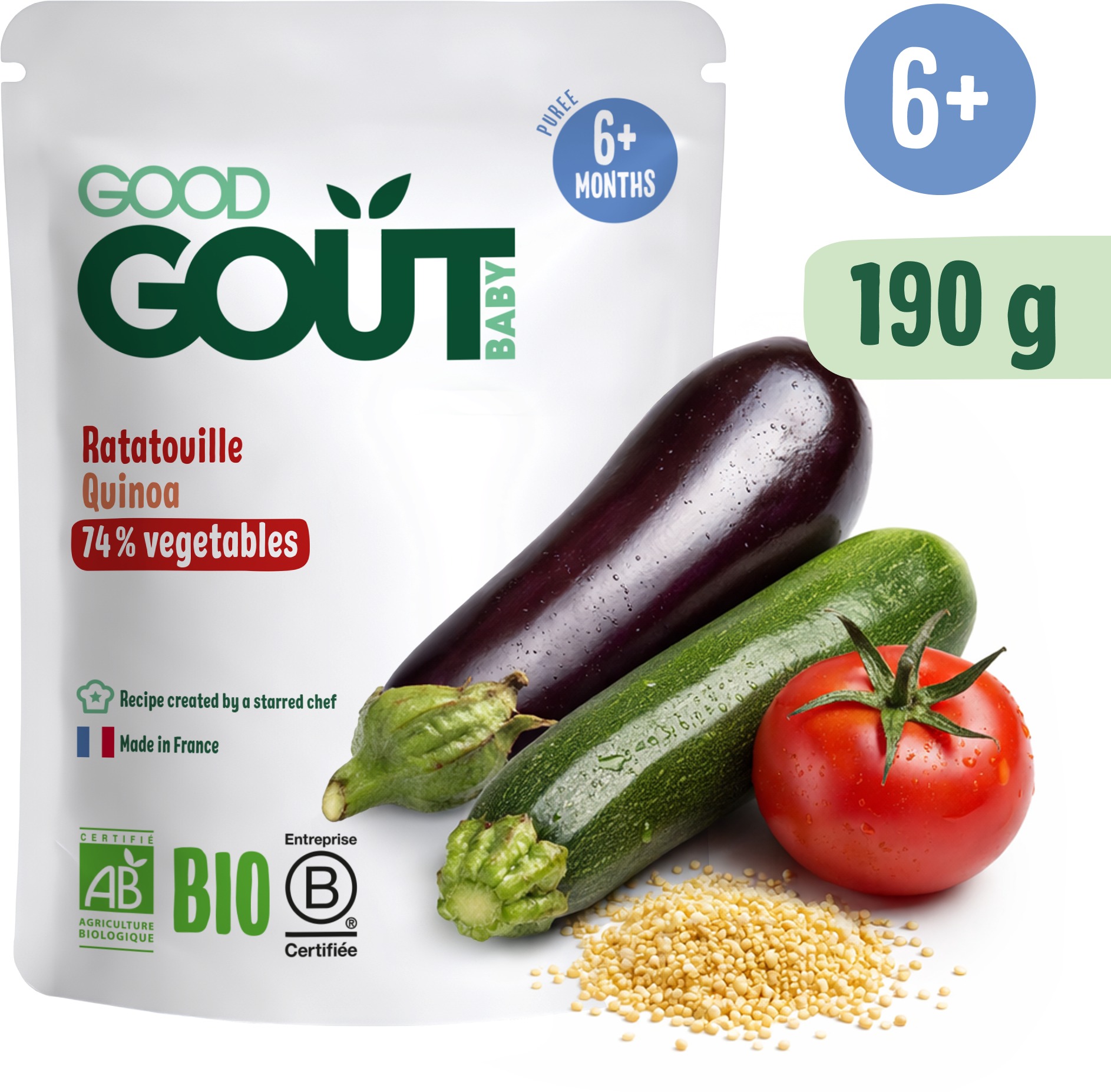 Good Gout BIO Ratatouille s quinoou (190 g)