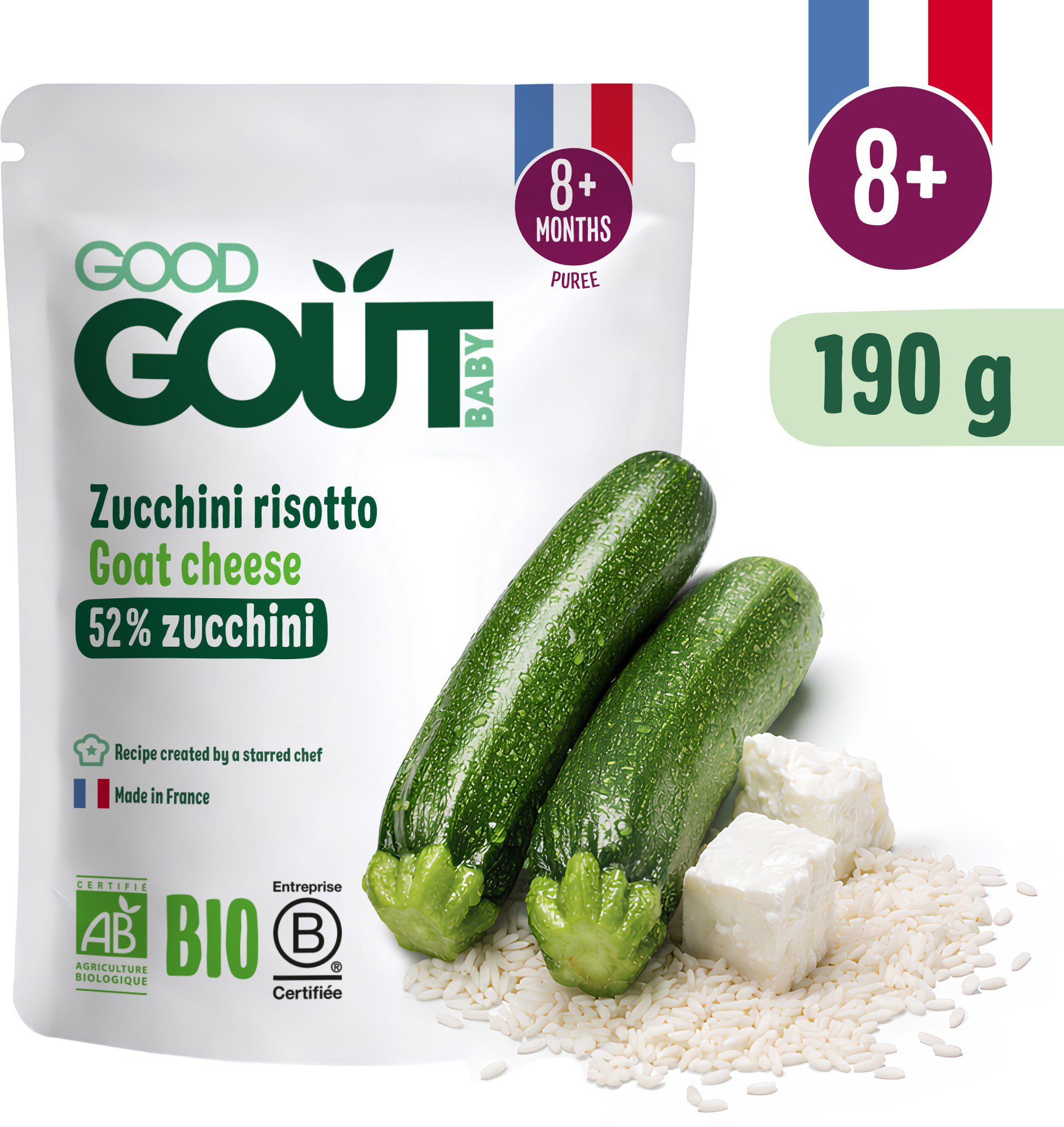 Good Gout BIO Cuketové rizoto s kozím syrom (190 g)