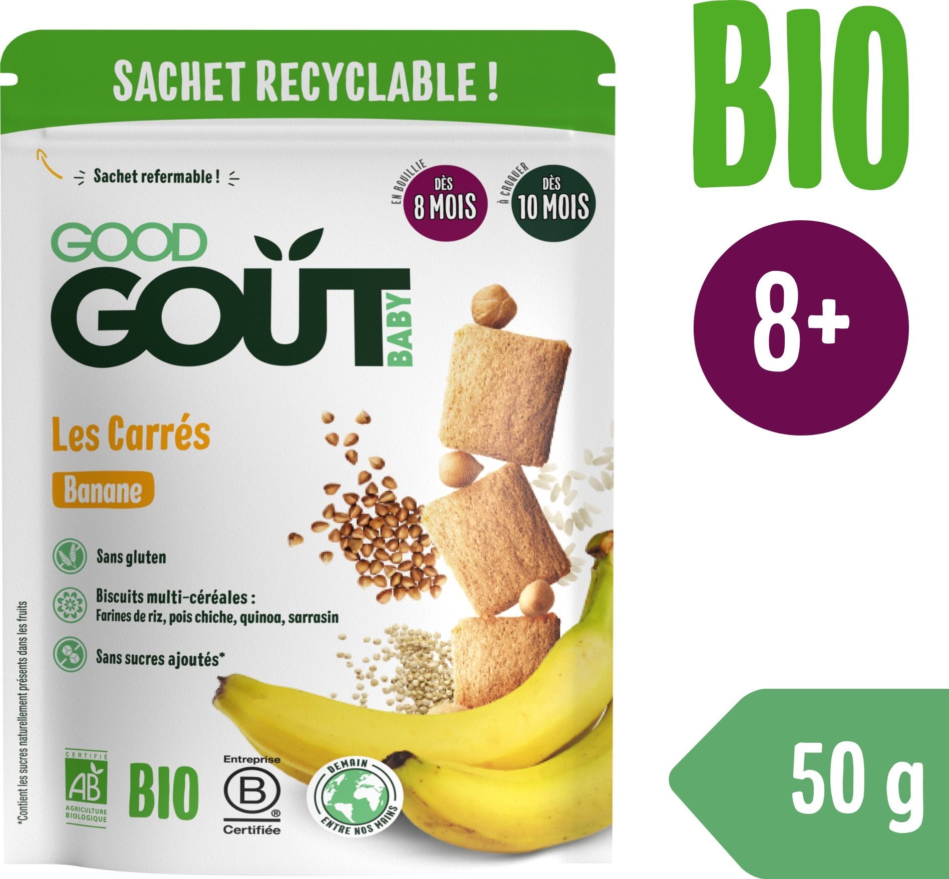 Good Gout BIO Banánové vankúšiky (50 g)