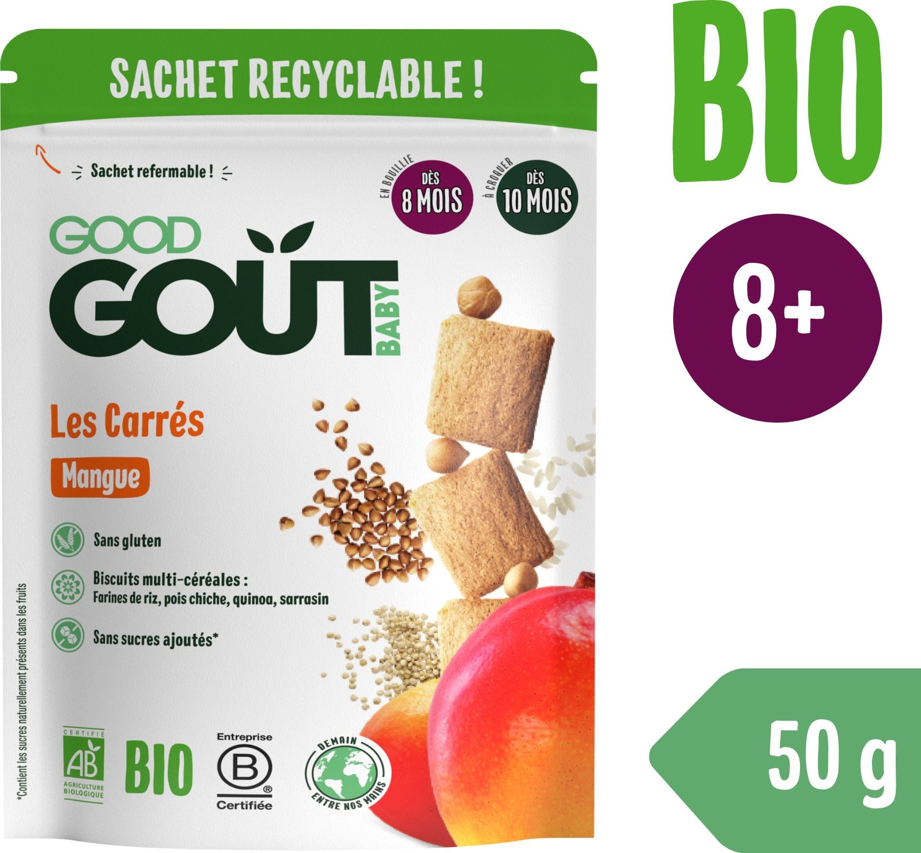 Good Gout BIO Mangové vankúšiky (50 g)