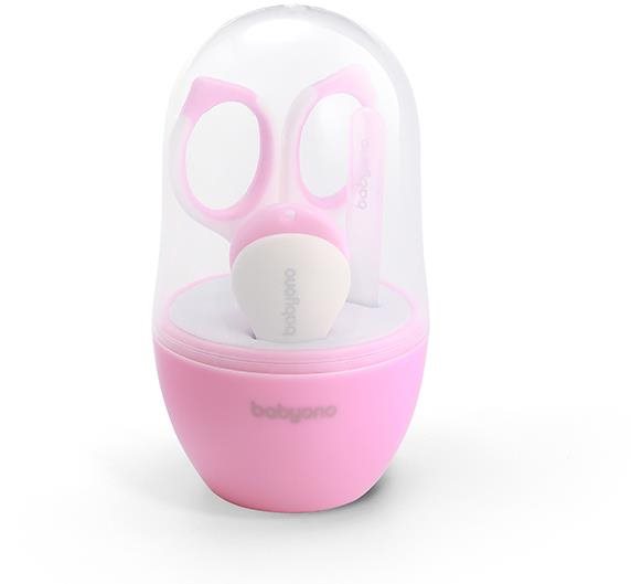 BabyOno sada na starostlivosť o nechty ružová