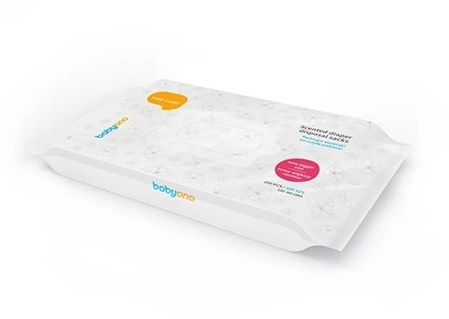 BabyOno Vonné jednorazové plienkové vrecká 100 ks