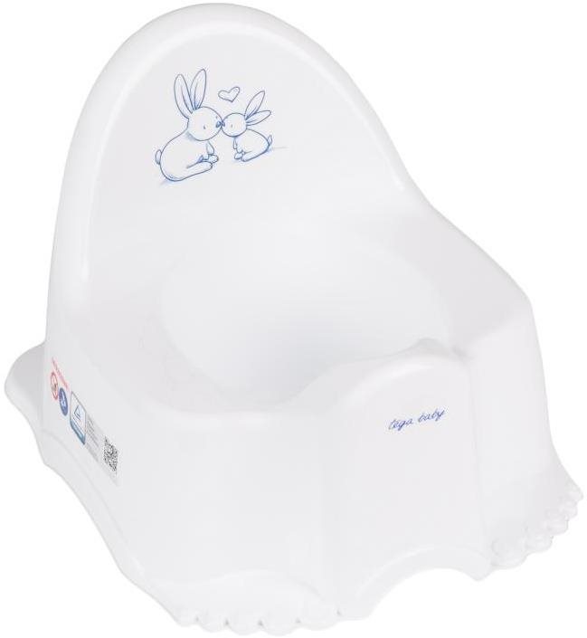 TEGA BABY malý zajac, ECO – biely