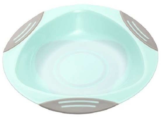 BabyOno detský tanier s prísavkou, mätový