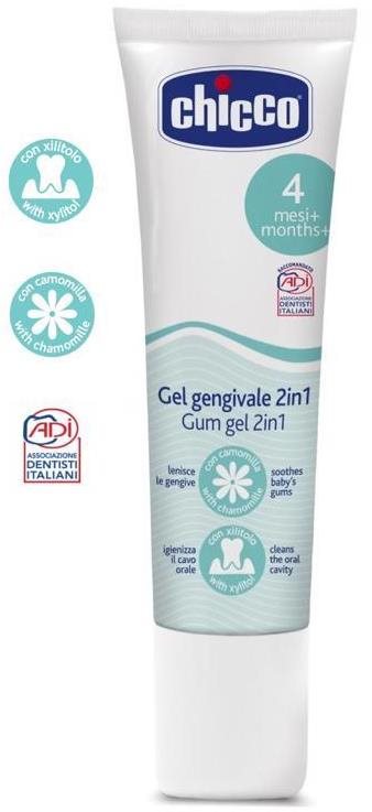 Chicco zubný gél upokojujúci/čistiaci 30 ml